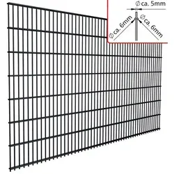 Doppelstabmatte Element 2,5 m