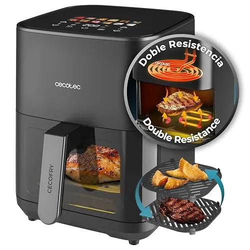 Cecotec Heißluftfritteuse Cecofry&Grill Duoheat 4000