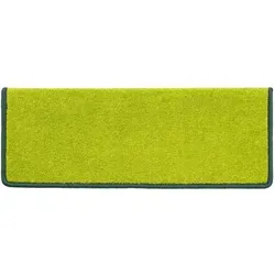 Floordirekt Stufenmatte Dynasty, Erhältlich in 10 Farben & 2 Größen, Treppenschutz, Rechteckig, Höhe: 8,5 mm grün Rechteckig | 23 cm x 65 cm x 8,5 mm