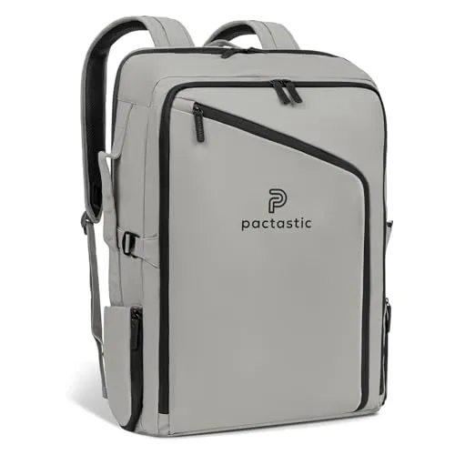 Pactastic Urban Collection Travel Backpack 55 cm - Grau - Stylischer Rucksack mit gepolstertem Laptopfach und durchdachtem Organizer, wasserabweisend und ideal für Kurztrips.