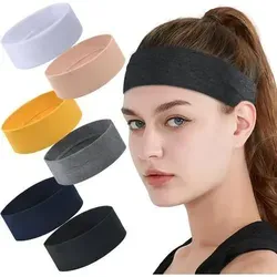 Stirnbänder Sport Unisex Elastisch Dünn AntiRutsch Breite-6PCS