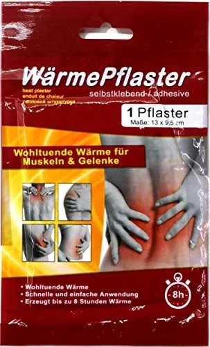 10er Set Wärmepflaster Wärmepad Rücken Nacken Wärmekissen Wärme Pflaster
