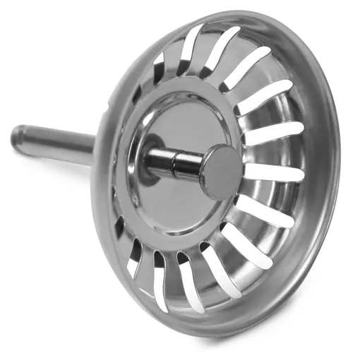 Siebkörbchen 8x61mm Blanco 79mmØ mit Hubstange 119146 für Spülbecken