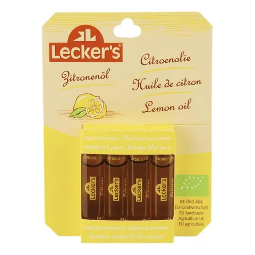 Zitronenöl 4x2ml | LECKER'S