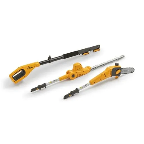 STIGA MT 100e Akku-Multitool – Vielseitige Heckenschere & Astsäge mit Teleskopstiel