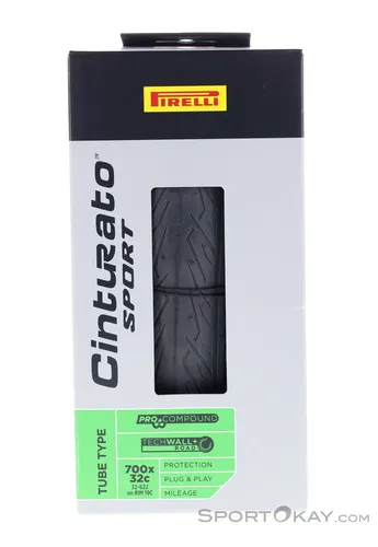 Pirelli Cinturato Sport 32-622 - Hochleistungsreifen für sportliche Fahrräder - Fahrradreifen mit exzellenter Grip- und Kurvenstabilität, ideal für sportliche Fahrer und anspruchsvolle Strecken.
