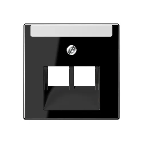 Jung Abdeckung A 569-2 NA PLUA SW Abdeckrahmen Blende Kommunikationstechnik