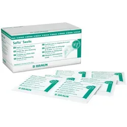 B. Braun Softa Swabs Alkoholtupfer 65 x 30 mm – 1000 Stück - Praktische Alkoholtupfer zur Hautreinigung, einzeln verpackt für optimale Hygiene. Ideal für Injektionen und Punktionen. Saugfähiges, fusselfreies Vlies – sofort einsatzbereit!