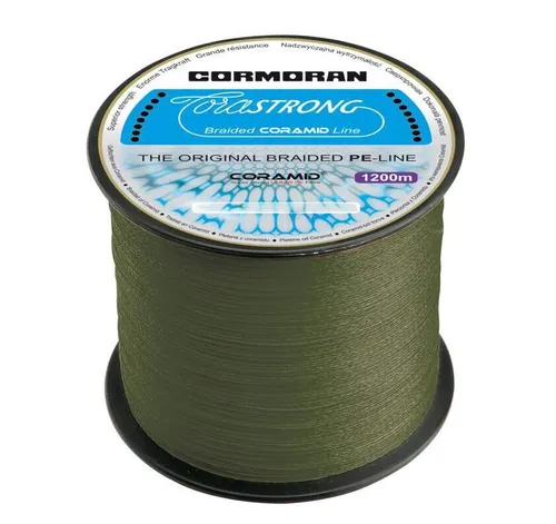 Cormoran Corastrong grün 0,16mm / 8,5kg / 1200m Geflochtene Schnur
