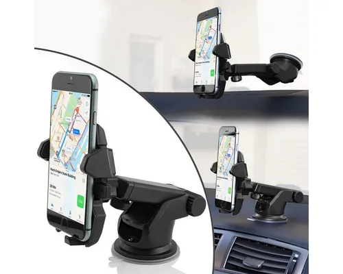 MidGard Smartphone-Halterung Auto Handy-Halterung ideal für Armaturenbrett oder Windschutzscheibe