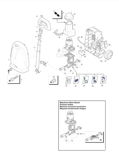 Makita Hochdruckreiniger 150 Bar in blau von Makita