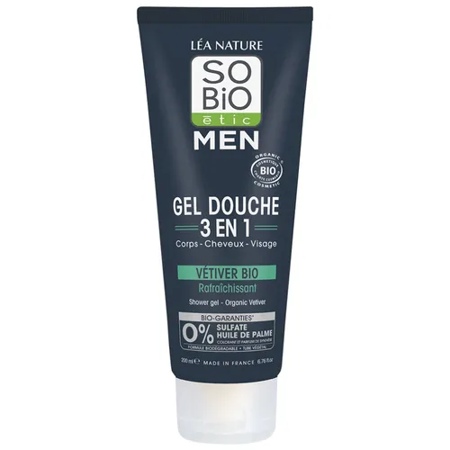 Léa Nature SO BIO étic Men Duschgel 3in1 Erfrischend Bio