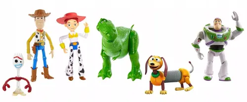 Toy Story 4 Spielset mit Figuren von Mattel - Spielfigur Spielsets mit 6 authentischen Figuren aus Toy Story 4 für spannende Abenteuer und kreatives Spielen. Ideal als Geburtstagsgeschenk für Kinder ab 3 Jahren.