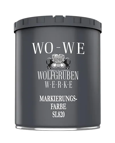 WO-WE Markierungsfarbe Fahrbahnmarkierung Strassenmarkierungsfarbe WEISS - 750ml