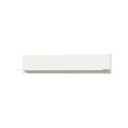 Wandboard Weiß 110 cm x 20 cm - Elegantes Wandboard in Weiß, ideal für stilvolle Raumgestaltung. Mit einer Breite von 110 cm und einer Höhe von 20 cm bietet es ausreichend Platz für Dekoration und Bücher. Perfekt für jeden Wohnraum.