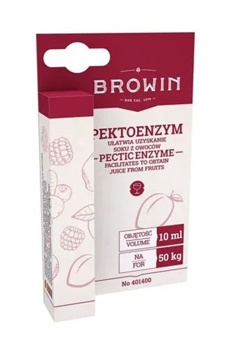 Pektinase mehr Saftausbeute Antigeliermittel hilfreich bei Saftgewinnung 10 ml