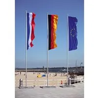Euro-Masten Fahnenmast mit Leinenführung außen