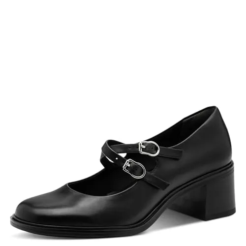Tamaris ANTIslide Sneaker mit TOUCH-IT Technologie - Blockabsatz schwarz 38 EU - Stylischer Sneaker mit TOUCH-IT Dämpfung für hohen Tragekomfort. Ideal für den Alltag, aus hochwertigem Leder und mit praktischem Blockabsatz. Perfekte Wahl für modebewusste Frauen.