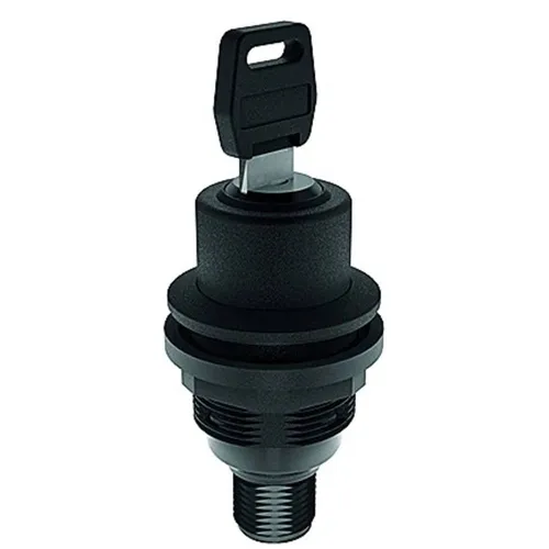 Schlegel SSWSSA28I_C007 Schlüsselschalter 1 St. - Betätiger: Robuster Schlüsselschalter aus Edelstahl mit M12 4-polig, ideal für sichere Anwendungen in industriellen Umgebungen.