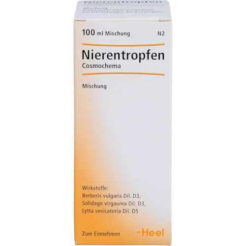 Nierentropfen Cosmochema - Medikamente für Blase, Nieren & Prostata - Unterstützt die Nierenfunktion mit natürlichen Inhaltsstoffen für ein besseres Wohlbefinden.