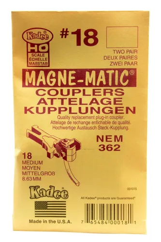 Kadee • 18 • Kupplung #18 • NEM 362 Medium Underset • 4 Stück