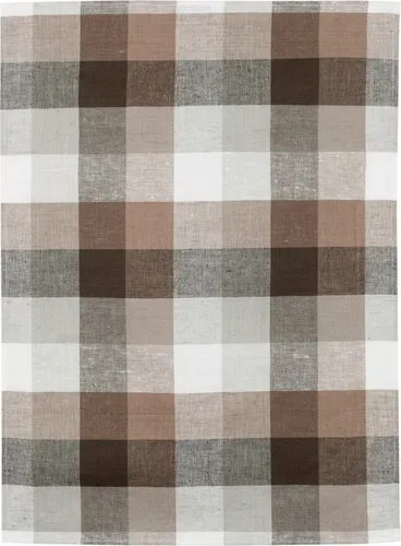 Kracht Geschirrtuch Landhaus - 3er Set Geschirrtücher, pflegeleicht und stilvoll in Anthrazit, ca. 50 x 70 cm