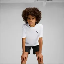 PUMA T-Shirt TAD ESS TEE B ergonomischer Schnitt, Kurzarm, für sportliche Aktivitäten weiß 164 EU
