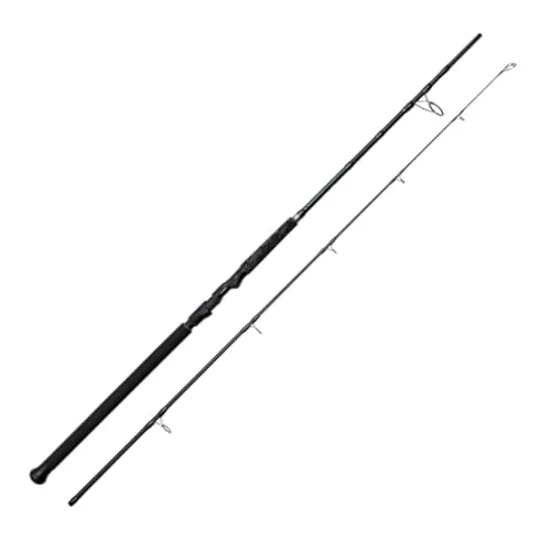 Madcat Black Spin 210cm 40-150g - Hochwertige Wallerrute für Raubfischangler - Angelruten für Süßwasserangeln, ideal für Wels mit einem Ködergewicht von 40-150 g und einer Länge von 210 cm, perfekt für erfolgreiches Angeln.