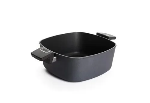 WOLL Bräter Gussbräter Diamond Lite, 5.5 l - Hochwertiger Aluminiumguss-Bräter mit 5-lagiger Diamant-Versiegelung für effektive Wärmespeicherung, ideal für die Küche und spülmaschinengeeignet.