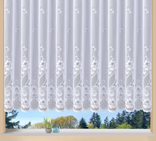 Weckbrodt Gardine Chelsea, Kräuselband, halbtransparent in weiß von Weckbrodt
