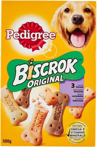 Pedigree Biscrock Hundesnacks Hundekekse Leckerli Adult Training Belohnung 500g