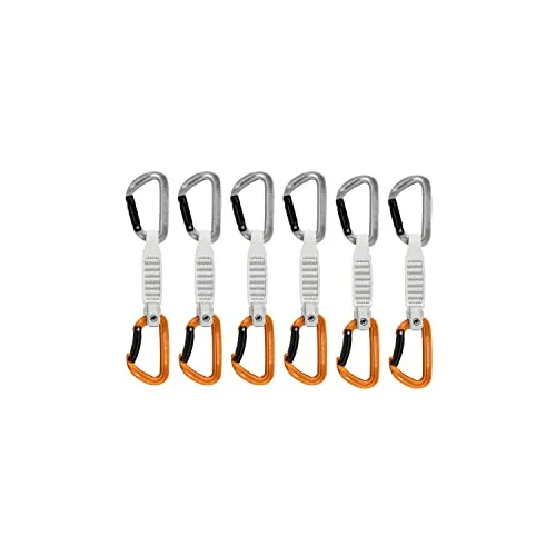 Mammut Sender Keylock 12cm 6er Expressschlingen-Set - Orange - Kletterausrüstung, leicht und stabil für sicheres Klettern und optimale Performance in der Vertikalen.