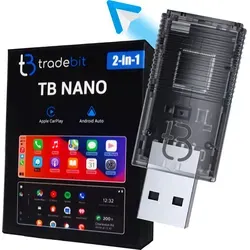 TB NANO Wireless Adapter für Apple CarPlay & Android Auto – Transparent