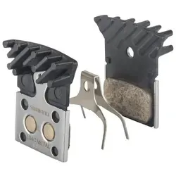 Shimano Bremsbeläge L04C-MF für Flat Mount metall - Hochwertige Shimano Bremsbeläge L04C-MF für Flat Mount, optimiert für zuverlässige Bremsleistung und lange Haltbarkeit im Fahrradbereich.