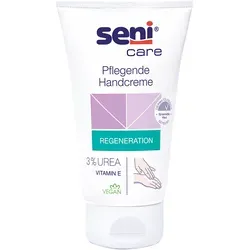 SENI CARE Handcreme mit 3 % Urea - Feuchtigkeitsspendende Handcreme für intensive Pflege. Unterstützt die natürliche Hautregeneration und hinterlässt eine leichte Schutzschicht für geschmeidige Hände.