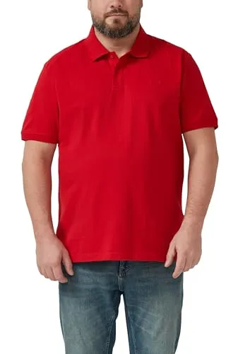s.Oliver Poloshirt aus Baumwollpiqué – Stilvoll und Bequem - Reguläre Passform aus hochwertigem Piqué Baumwolle. Kurzarmdesign mit Rippbündchen und Knopfleiste für einen eleganten Look im Alltag.