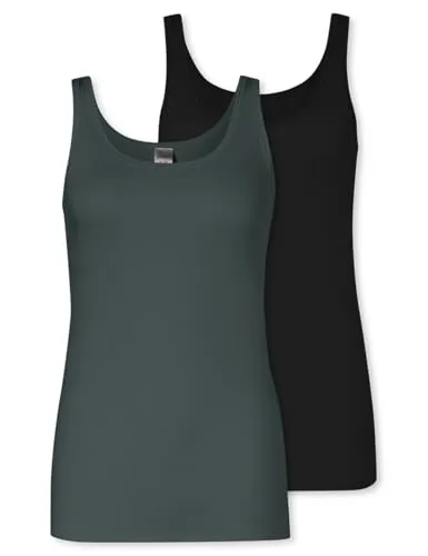 SCHIESSER Modal Essentials Damen Unterhemd, Gr. 44 - Figurbetontes, ärmelloses Unterhemd aus 85% Modal, temperaturausgleichend und super weich. Perfekt für jeden Tag und in modischen Farben erhältlich.