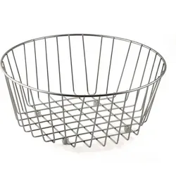 WEIS 17637 Spülkorb aus Edelstahl - Runde Form - Küchenutensilien, eleganter und langlebiger Spülkorb aus Edelstahl für eine stilvolle und funktionale Küche.