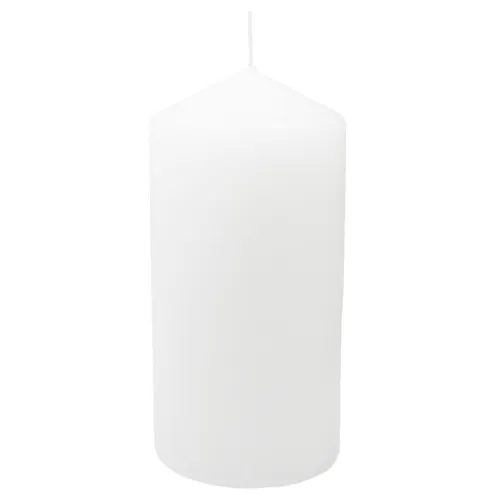 20er Pack Stumpenkerze weiß, (Ø x H) ca. 60 x 120 mm, 20 Stück