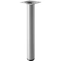 Hettich Tischbein Ø 30 mm x 250 mm Aluminium-Optik