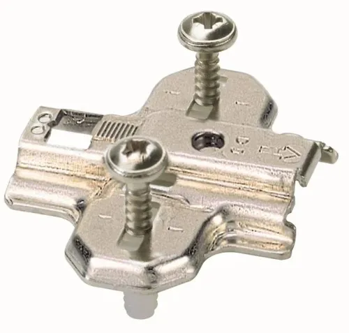 Hettich Kreuzmontageplatte MK-D0 für Ø 35 Topfscharniere 2 Stück  Montageplatte