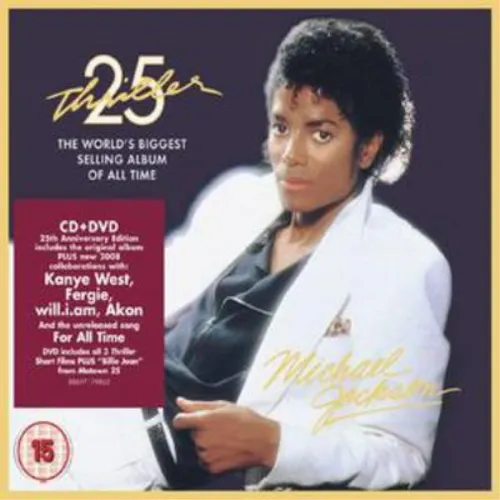 Michael Jackson Thriller (CD) 25th Anniversary  Album with DVD (US IMPORT)