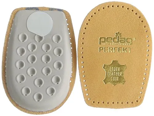 pedag Perfekt - das extra weiche Fersenkissen aus echtem Leder (XL, Natur)