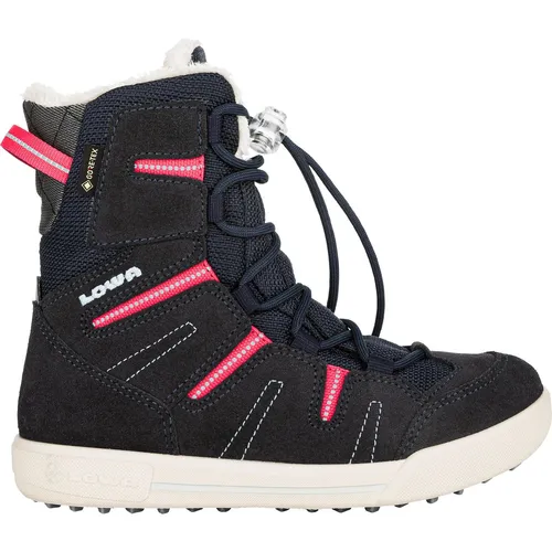 Lowa Lucy GTX navy/fuchsia (6918) 26 - Wasserdichte Wanderschuhe für Kinder mit GORE-TEX-Membran, ideal für Abenteuer im Schnee und bei Regen. Leicht und bequem dank innovativer Dämpfungstechnologie.