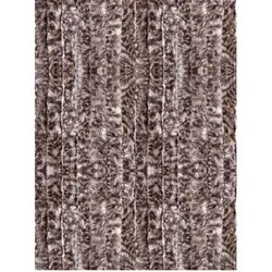 Arsvita Flauschvorhang 90 cm x 220 cm – Meliert Beige Braun - Fenstervorhang – Vielseitiger Schutz vor Insekten und neugierigen Blicken, ideal für Innen- und Außenbereiche dank pflegeleichtem Material.