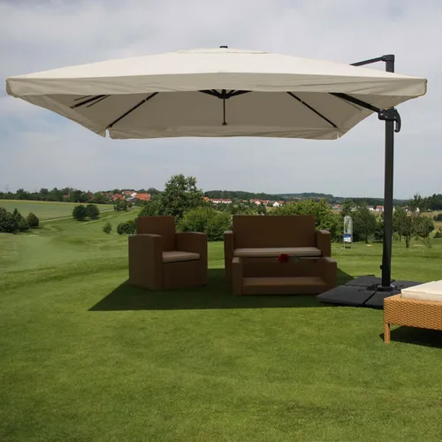 Produktbild Mendler Gastronomie-Ampelschirm HWC-A96, 3,5x3,5m