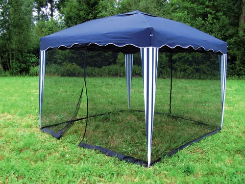 Rundum Moskitonetz für Pavillon 3x3m – Effektiver Insektenschutz - Hochwertiges Moskitonetz für Pavillons, wetterresistent und langlebig. Mit praktischem Reißverschluss für einfachen Zugang. Ideal für entspannte Stunden im Garten.
