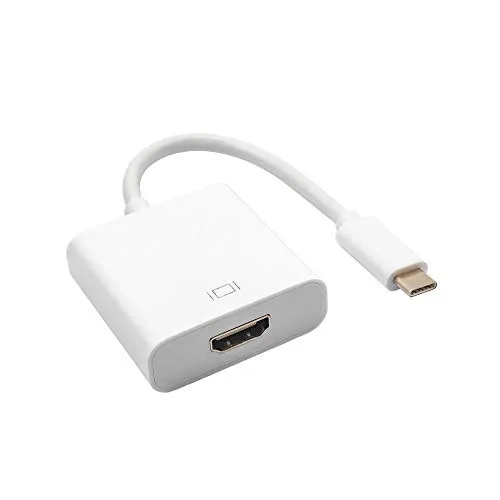 AKYGA USB C auf HDMI AK-AD-53 USB 3.2 4K Adapter Konverter Kompatibel mit iPhone MacBook Samsung Stecker auf Buchse Kabel 15cm