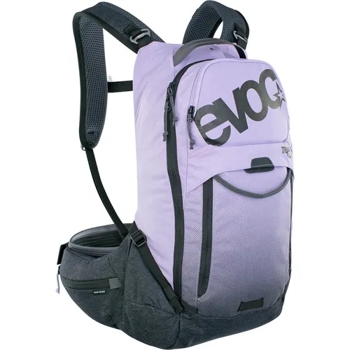 Evoc Trail Pro 16l Bikerucksack mit Protektor - Lila - Rucksäcke für Mountainbiker, ausgestattet mit integriertem Rückenschutz und ideal für lange Touren.