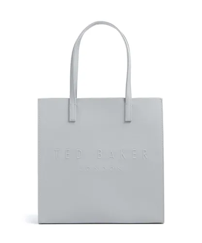 Ted Baker London Damen SOOCON Icon Bag - Lt-Grau, One Size - Damen-Henkeltaschen mit aktualisiertem Design, neue Interpretation der klassischen Ted-Form und stilvoller Schleife für ein elegantes Aussehen.